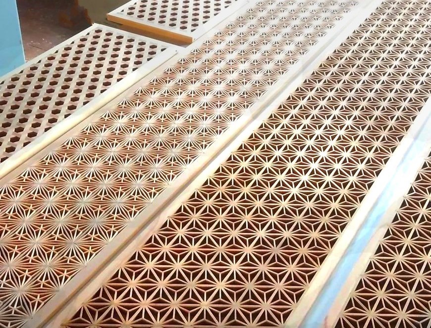 組子作品作成過程